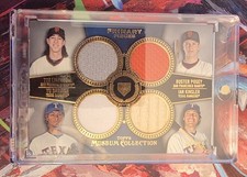 2013 Museum Quad Relics Lincecum Posey Darvish Kinsler Copper /75