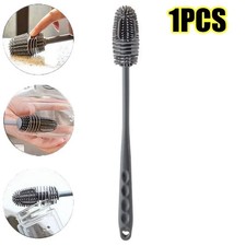 Long Handle Bottle Cleaning Brush Cup Inwall Scrubber Feeder Washer Tool