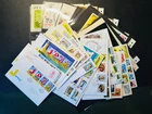 Jersey Job Lot First Day Covers, Unaddressed, Stamps In Glassines (Video)