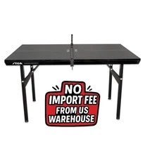 Paddle Palace Stiga Mini Table Tennis Table Black Edition for Compact IndoorPlay