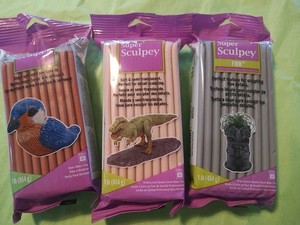 3 New Packs Of Sculpey Oven-bake Clay 1 Lb Blocks Each