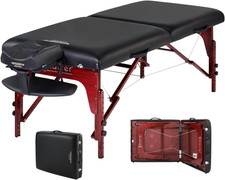 Master Massage Montclair Pro 31  Portable Massage Table Package   Memory Foam Cu