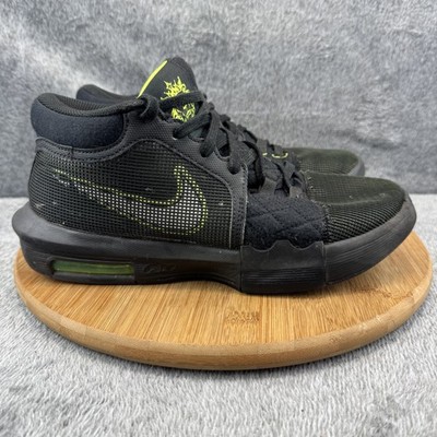 Nike Air Max Impact 4 Shoes Mens 8.5 Black Volt FB2239-002 Basketball Sneakers