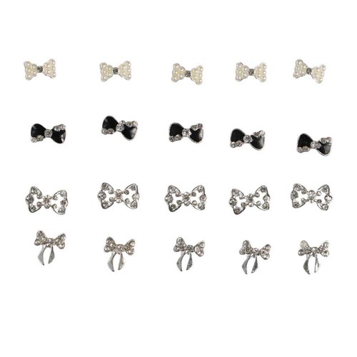 Bowknots Bow Nail Rhinestones Crystal Nail Jewelry DIY Nail Art Decorations - Picture 4 of 36