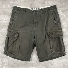 vintage OLD NAVY cargo shorts Mens 36 faded y2k