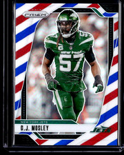 2024 Panini Prizm C.J. Mosley Red White and Blue New York Jets #227