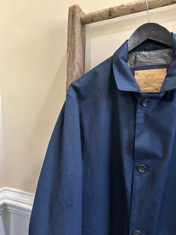 Luciano Barbera Coat Jacket Men Size 56 - Image 3 of 4