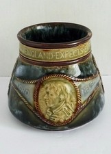 RARE ROYAL DOULTON ADMIRAL LORD NELSON TRAFALGAR CENTENARY STONEWARE VASE