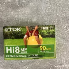 TDK VideoCassette hi8 MP CAMCORDER BLANK PAL VIDEO CASSETTE p5-90hmppeq