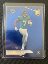 2024 Panini Donruss Elite BRIAN THOMAS JR Blue /99 RC #106 Jaguars Card C6