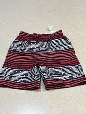 Under Armour Boys Swim Trunks Size 5 Red White  Blue Stars Stripes NWT