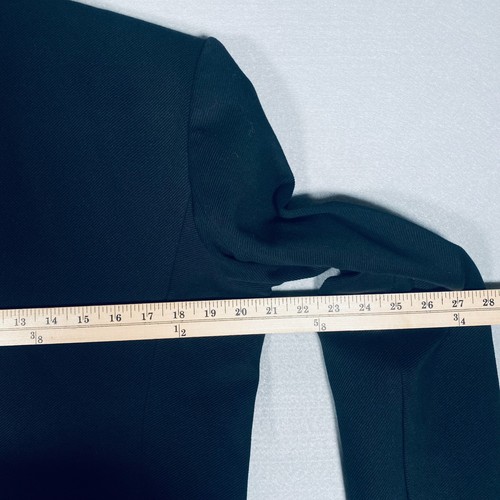 Club Monaco Blazer Damen 14 Schwarz Baumwollmischung Einreiher Sakko - Bild 9 von 11
