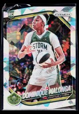 Dominique Malonga 2025 Panini Prizm WNBA Ice Prizms Rookie #116 Seattle Storm