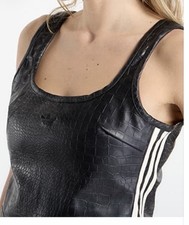 Adidas Originals Pleather Croc Corset Top – NWT – US 2 – KE5041   New With Tags