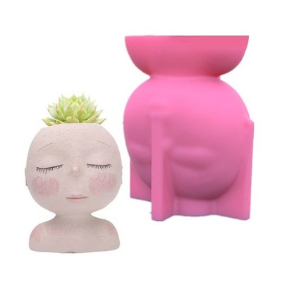 Candlestick Epoxy Casting Mold Silicone Flower Pot Mold DIY Pen Holder Mold