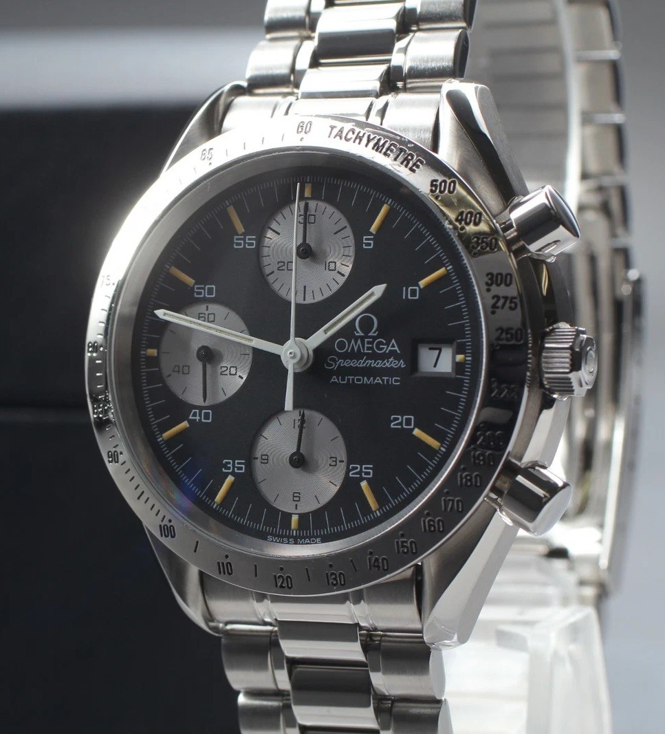 Near MINT OMEGA Speedmaster 3511.50 Chronograph Black Dial Men's Watch