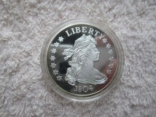 Dexter Dollar Collectors Coin - Liberty - Silver Plated