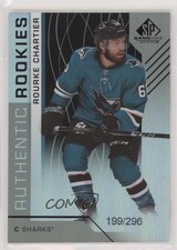 2018 Upper Deck SP Game Used Authentic Rookies Rainbow /296 Rourke Chartier fm0