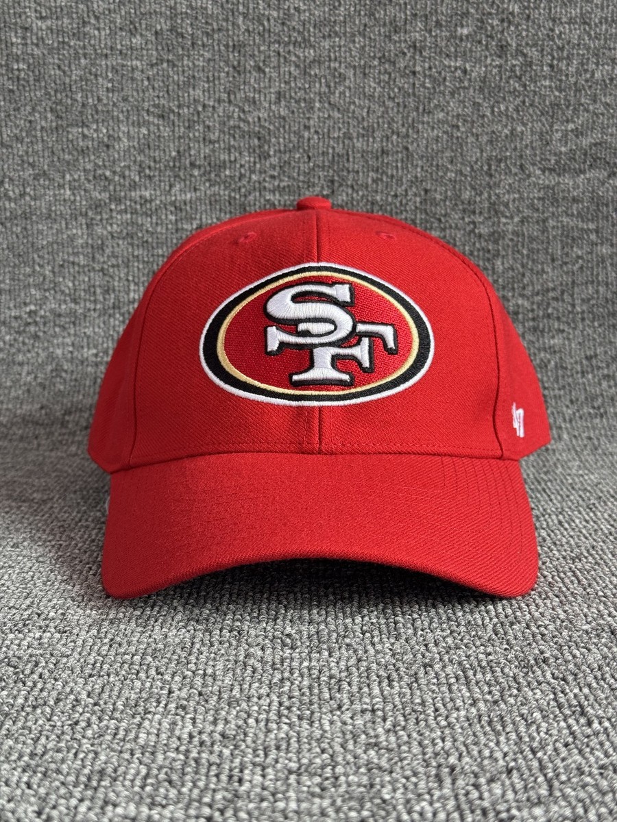 '47 Brand San Francisco 49ers Baseball Cap Strapback Hat Red One Size NFL