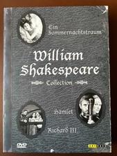 William Shakespeare Collection, Hamlet, Richard III, Ein Sommernachtstraum, Neu!
