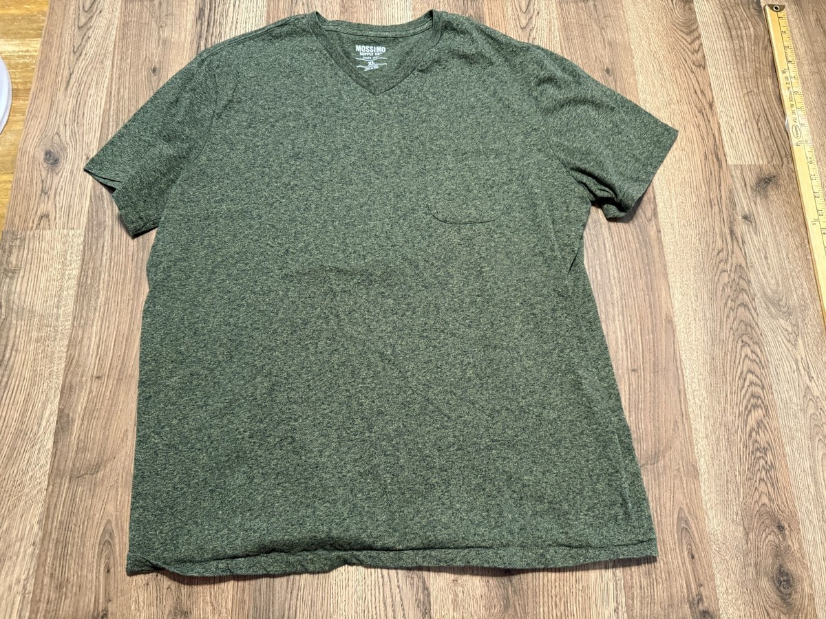 Mossimo Supply Co. Shirt Men's Size XL Green Short Sleeve Shirt V