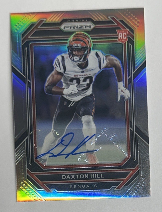 2022 Panini Prizm Silver Daxton Hill Rookie RC Auto #379 | eBay