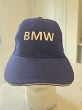 Vintage BMW Dealership Service Mechanic Hat Cap Blue Fix Right First Time 80/90s
