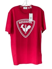 Rossignol Shield Logo T-Shirt France L FR 52/EU 50 Red Ski Snowboard