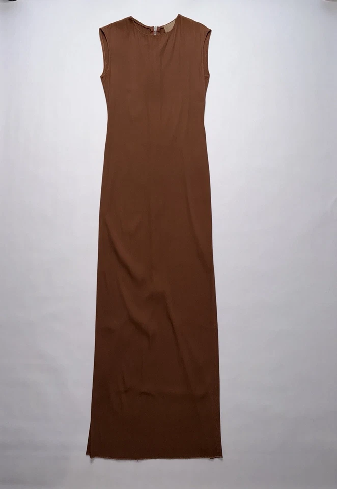 Vintage Lanvin Spring 2011 Maxi Column Evening Dress Gown S Runway Alber Elbaz - Image 3 of 4