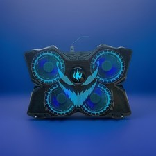 LED Wind Cooling Pad for Laptop - Lightweight  Durable with 4 Powerful Fans