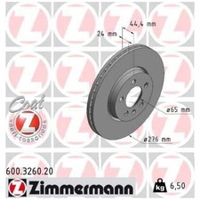2x Bremsscheibe vorne für VW Polo 6 AW1 T-Cross C11 Taigo CS1 | 26203793