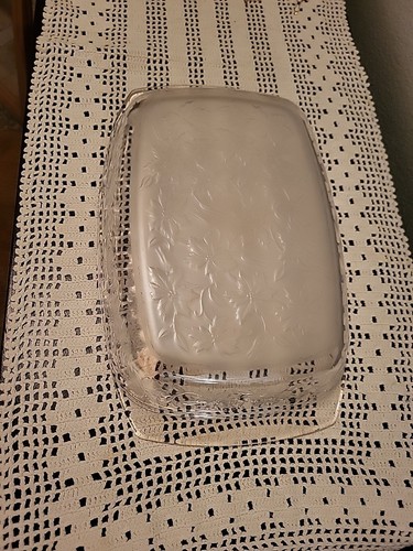 Princess House Fantasia Poinsettia Glass Baking Casserole Dish 13.5” X 8.5”x2" - Picture 17 of 19