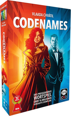 Czech Games Edition Codenames | CGE | Deutsch | Ab 10 Jahren | 2-8+ Spieler