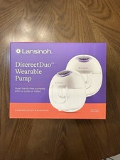 Lansinoh Discreet Duo Wearable Breast Pump - Read Description Open Box-NEW 