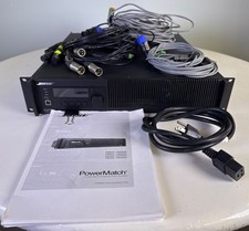 Bose PowerMatch PM8500N Network Amplifier with Cables and Manual Tested Working