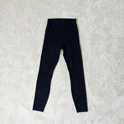 Lululemon Align Pant II 25'' Size 2 Black High Rise Leggings Yoga Fitness
