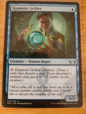 MTG Hypnotic Grifter 045 Streets of New Capenna M/NM Free UK P&P