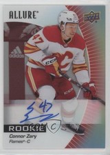 2023-24 Upper Deck Allure Rookies Red Rainbow Auto Connor Zary #131 Auto 4p5