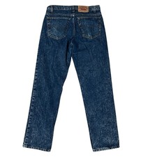 Vintage 80s Levi's 506 XX Denim Jeans Mens 32x31 USA Made Cool Coloration