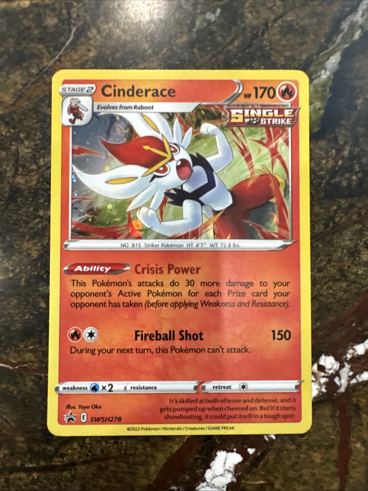 Cinderace SWSH278 SWSH: Sword & Shield Promo Cards Holo