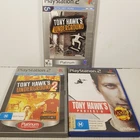 Tony Hawks ps2 pack (3xPs2 games) 2xManuals see description
