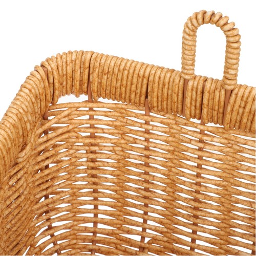 Handwoven Hanging Onion Basket, Wicker Hanging Basket Khaki Pp Wall Storage B... - Zdjęcie 6 z 9