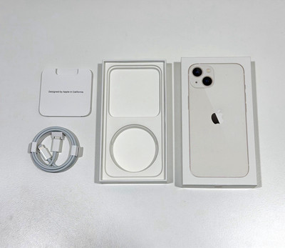 Empty box only - iPhone 13 128GB starlight box + accessories. NO iPhone included