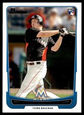 2012 Bowman Matt Dominguez Rookie Miami Marlins #205