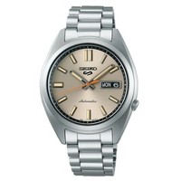 Seiko 5 Sports SRPK91K1 Automatik Uhr Stahlarmband Zifferblatt Elfenbein