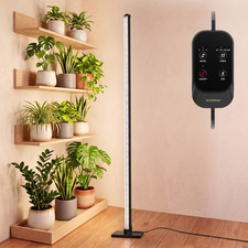 60in Standing Vertical 36W Grow Lights for Indoor Plants LED Full Spectrum Timer