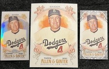 Lot Of 3 - 2021 Topps Allen & Ginter - Duke Snider - #88 Refractor/Black/Base