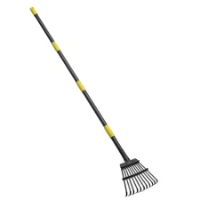72 inch Adjustable Garden Rake Leaf, Collect Loose Debris Among Delicate Plan...