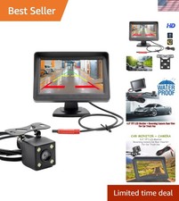 High Definition Backup Camera with 4.3-Inch LCD Monitor - Night Vision Ready