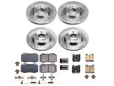 Front And Rear Brake Pad And Rotor Kit For 2007-2009 Mercedes Clk550 Hb744wm